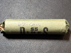 Roll of 1967 Canada Silver Dimes