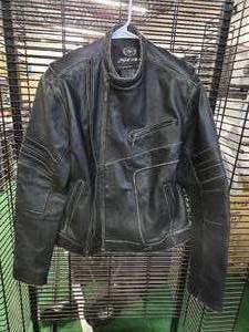 Yamaha-Star Motorcycle Genuine Leather Jacket (Size X-Large) See description and pictures