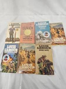 lot 16 image: Louis Lamour Book Lot