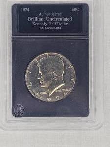 lot 59 image: 1974 Kennedy Half Dollar