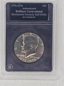lot 60 image: Bicentennial Kennedy Half Dollar