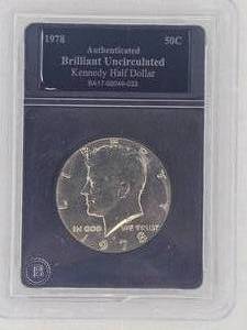 lot 62 image: 1978 Kennedy Half Dollar