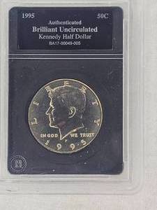 lot 80 image: 1995 Kennedy Half Dollar