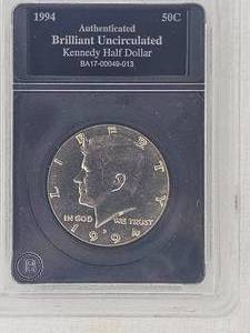 lot 81 image: 1994 Kennedy Half Dollar