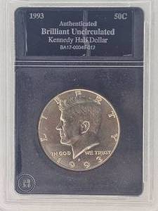 lot 83 image: 1993 Kennedy Half Dollar