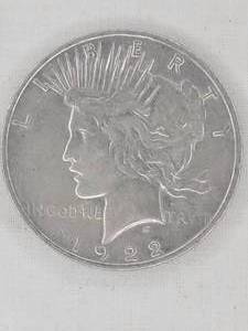 lot 88 image: 1922 Liberty Peace Dollar