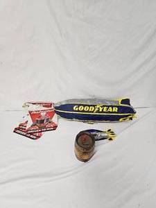 lot 290 image: Barrel O Money Coin Bank, Budweiser, Good Year