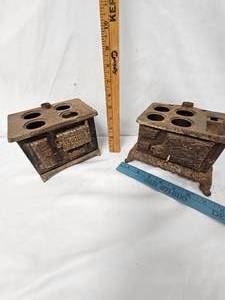lot 295 image: Toy Cast Miniture Stoves