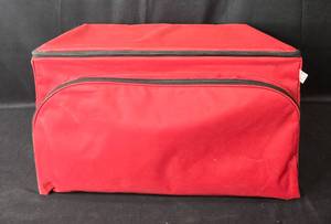 lot 28 image: Large Red Storage Case with Dividers