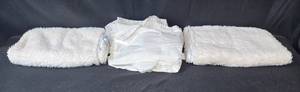lot 37 image: Fleece Blanket, Fleece Pillow Covers and Sheets