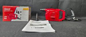 lot 59 image: Coleman QuickPump 120V Air Pump with Accessories
