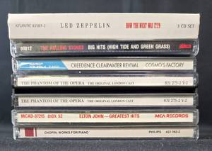 lot 64 image: Collection of 6 Classic Music CDs Including Led Zeppelin and The Rolling Stones