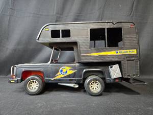 lot 112 image: Vintage Big Jims P.A.C.K. Vehicle Playset