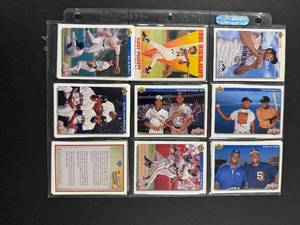 lot 90 image: Collection of Baseball Trading Cards Featuring Kirby Puckett and Other Legends