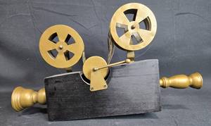 lot 65 image: Vintage Decorative Mechanical Model Projector with Three Rods