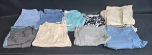 lot 177 image: Lot of Assorted Womens Clothing Items including Tops and Bottoms
