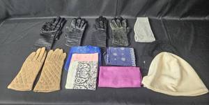 lot 135 image: Assorted Lot of Winter Gloves and Scarves