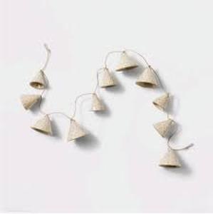 Threshold designed with Studio McGee Ceramic Bell Garland & Ornaments
