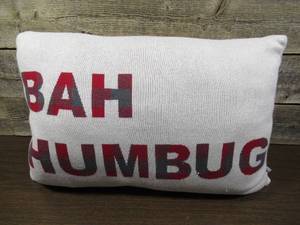 Jingles & Joy Ba Humbug Seasonal Decorative Throw Pillow
