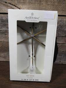 Hearth & Hand Glass and Brass Tree Topper-11 in.