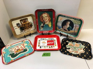 lot 198 image: Lot of Vintage Advertising Beer & other Trays #10