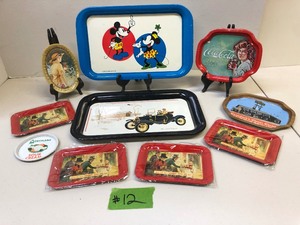lot 200 image: Lot of Vintage Advertising Beer & other Trays #12