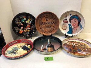 lot 194 image: Lot of Vintage Advertising Beer & other Trays #6