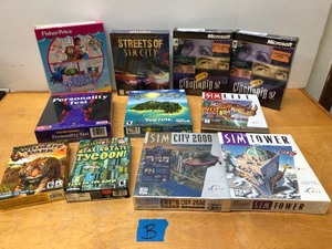 lot 206 image: Lot of Brand New Unused Big Box PC Computer Games - Lot B