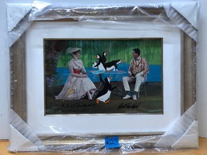 lot 221 image: Framed Signed Numbered Disneys MARY POPPINS Animation Cel #2