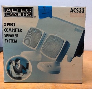 lot 237 image: Quality Brand New ALTEC LANSING Model ACS33 Powercube 3-Piece Speaker System #1
