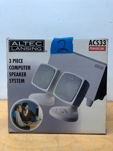 lot 238 image: Quality Brand New ALTEC LANSING Model ACS33 Powercube 3-Piece Speaker System #2