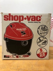 lot 239 image: Brand New 5 Gallon Shop-Vac