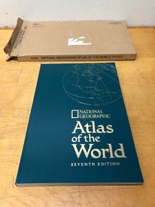 lot 248 image: Brand New LARGE National Geographic Atlas of The World - New in Original Box