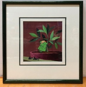lot 249 image: Original Vintage Production Cel for Hanna-Barberas Inch High Private Eye - Signed by Art Davis