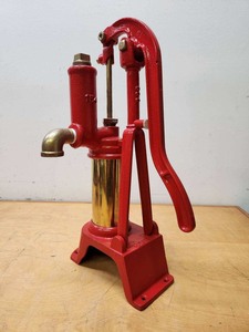 lot 259 image: Fantastic Restored W.L. DAVEY Cast Iron & Brass Pump #1