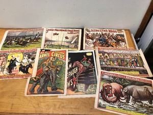 lot 279 image: Large Group of Vintage 1960 Litho Circus Posters