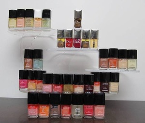 lot 134 image: Excellent LARGE Estate Lot of Brand New Designer Nail Color - Chanel, Dior etc