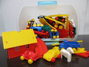 lot 144 image: Nice Condition Lot of VIKING Childrens Toys - Made in Sweden