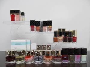 lot 58 image: Excellent LARGE Estate Lot of Brand New Designer Nail Color - Gucci, Dior etc