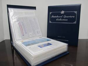 lot 21 image: 2 Full & Complete US STATEHOOD QUARTER Albums