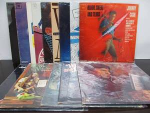 lot 45 image: Collection of JOHNNY CASH & Willie Nelson Vinyl Records