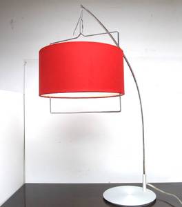 lot 110 image: Nice Contemporary Arc Arch Floating Shade Lamp 30