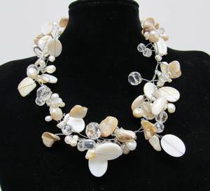 lot 114 image: Fantastic Multi-Style Genuine Pearl Necklace 