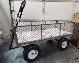 lot 72 image: Country Life Heavy Duty Metal Utility Cart - AS IS