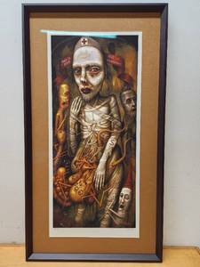 lot 290 image: Unusual Framed Signed Giclee Print by CHRIS MARS - Auto Intervention