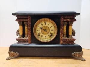lot 326 image: Ornate Antique SESSIONS Mantel Clock
