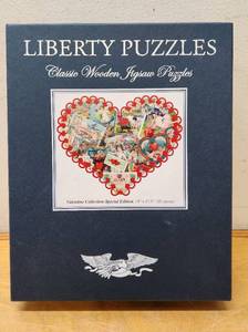 lot 348 image: Top Quality LIBERTY Wood Piece Jigsaw Puzzle - Valentines Day Special Edition - 302 Pieces
