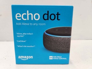 lot 371 image: New in Box Amazon ECHO Dot Smart Speaker