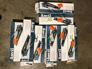 lot 6 image: Lot of Anvil 14 in. Ceramic and Porcelain Tile Cutter with 12 in. Cutting Wheel Customer Returns See Pictures