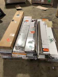 lot 25 image: Pallet of Mixed Assorted Flooring Various Models and Conditions   Customer Returns See Pictures
